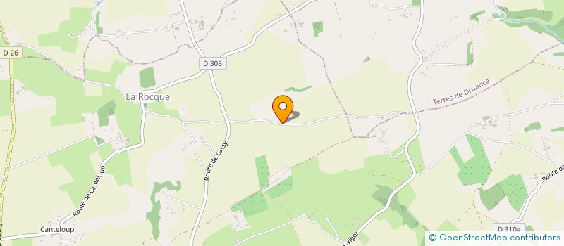 localisation de l'entreprise LES SAPINS DU BOCAGE à VALDALLIERE
