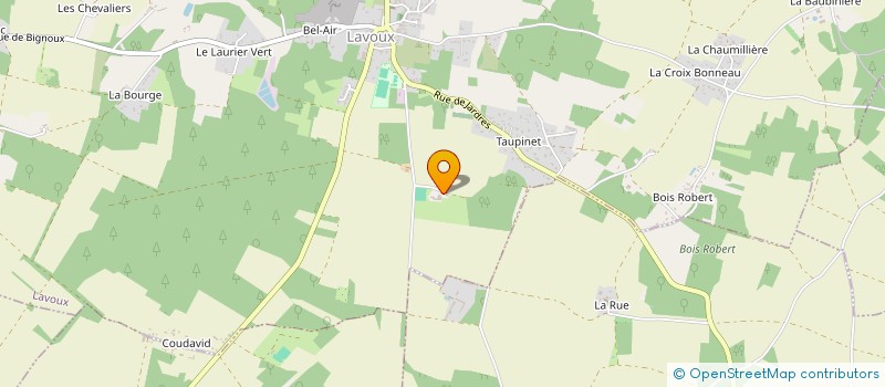 localisation de l'entreprise LES SAPINS DU MONT DORE  LAVOUX