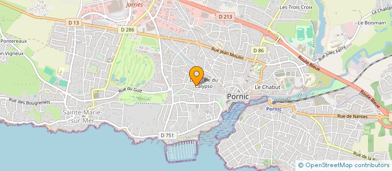 localisation de l'entreprise LES SAPINS VERTS  PORNIC