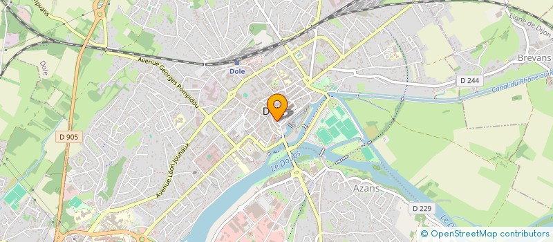 localisation de l'entreprise LES SARAZINS  VILLETTE-LES-DOLE