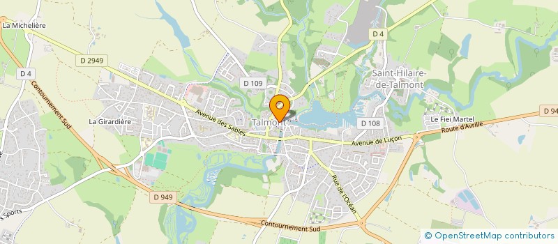 localisation de l'entreprise LES SARCELLES  AVRILLE