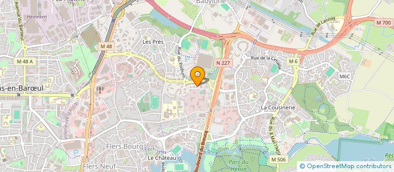 localisation de l'entreprise LES SARCELLES à VILLENEUVE-D'ASCQ