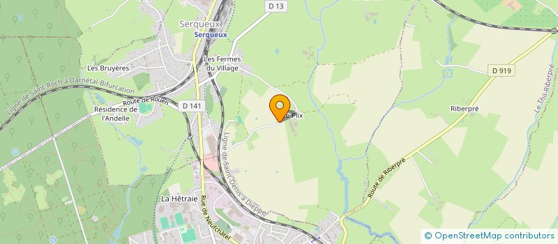 localisation de l'entreprise LES SARCOPHAGIENS EN VADROUILLE  SERQUEUX