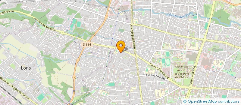 localisation de l'entreprise LES SARDINES  BILLERE