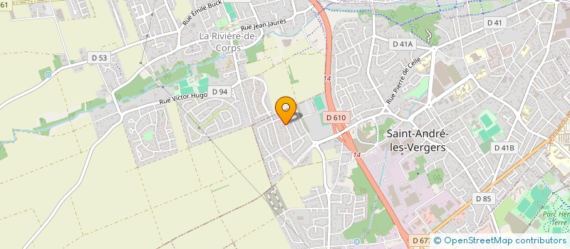 localisation de l'entreprise LES SARDINES AND CO à SAINT-ANDRE-LES-VERGERS