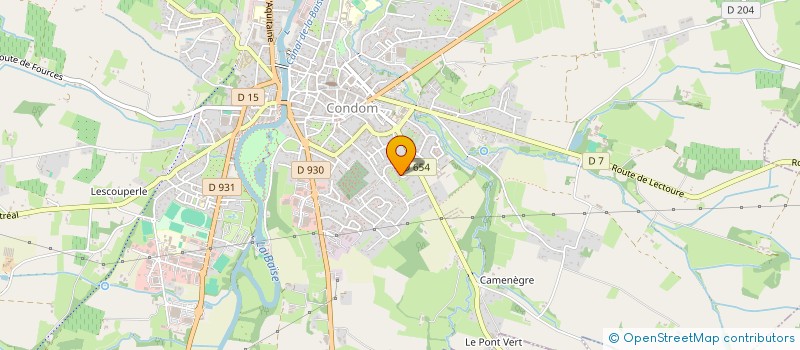 localisation de l'entreprise LES SARLIGHT  CONDOM