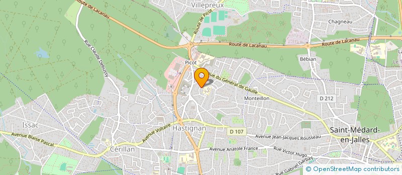 localisation de l'entreprise LES SARMENTS SOLIDAIRES à SAINT-MEDARD-EN-JALLES