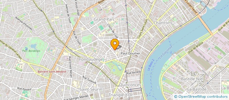 localisation de l'entreprise LES SARMOUNEYS DU GRAND PIO  BORDEAUX