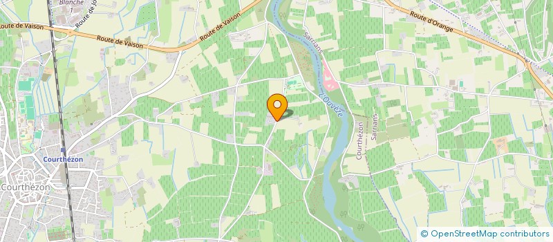 localisation de l'entreprise LES SARRASANES à COURTHEZON
