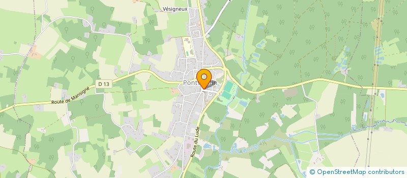 localisation de l'entreprise LES SARTH ISTES  PONTVALLAIN