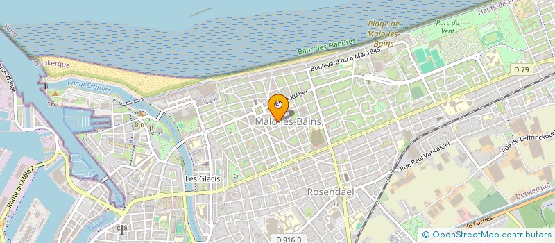 localisation de l'entreprise LES SASSAFRAS à DUNKERQUE