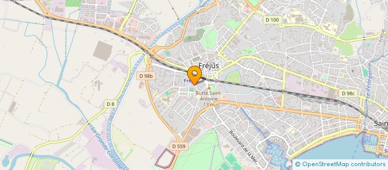 localisation de l'entreprise LES SAUGES à FREJUS