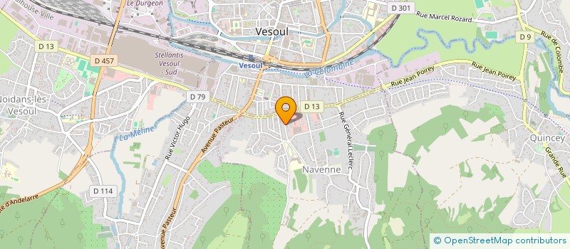 localisation de l'entreprise LES SAULES  NAVENNE