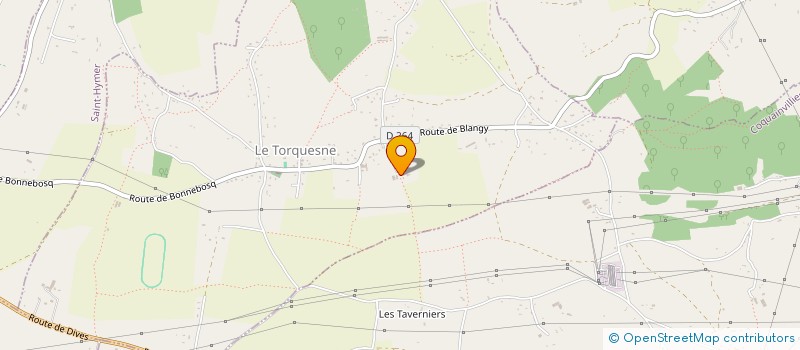 localisation de l'entreprise LES SAULES  LE TORQUESNE