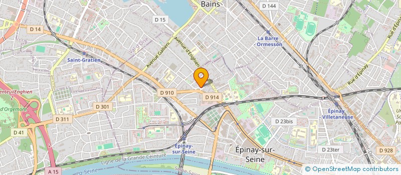 localisation de l'entreprise LES SAULES D'ENGHIEN à EPINAY-SUR-SEINE