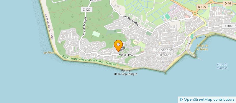 localisation de l'entreprise LES SAUMONS à LA TRANCHE-SUR-MER