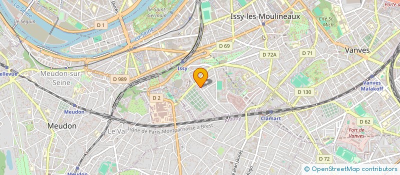 localisation de l'entreprise LES SAUMONS FRANCOIS à ISSY-LES-MOULINEAUX