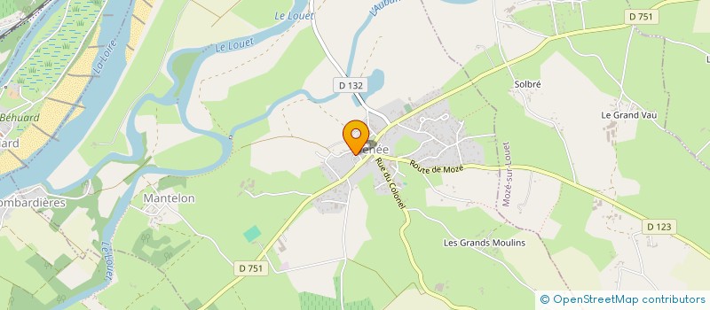 localisation de l'entreprise LES SAUNERETTES à VAL-DU-LAYON