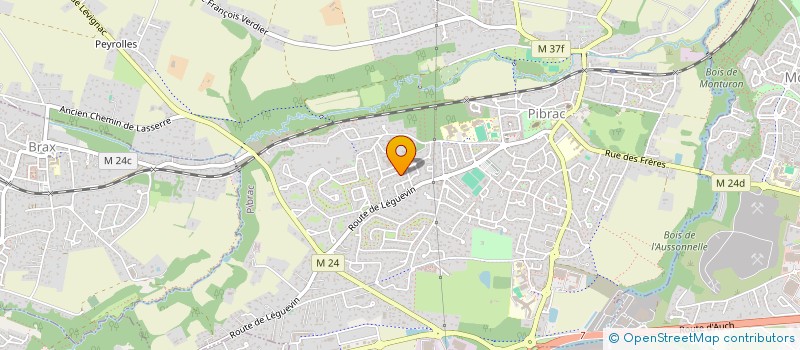 localisation de l'entreprise LES SAUVAGELLES  PIBRAC