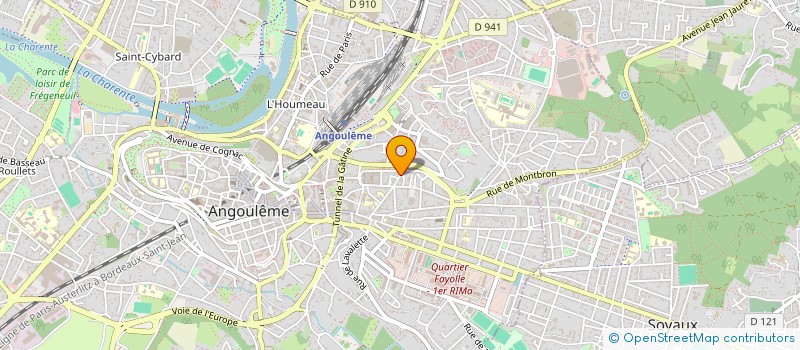 localisation de l'entreprise LES SAUVETEURS DE LA CHARENTE à ANGOULEME