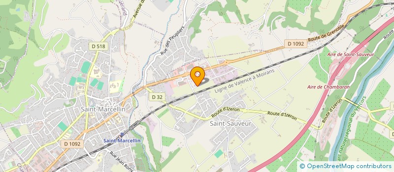 localisation de l'entreprise LES SAUZE'S IMMOBILIERS à SAINT-SAUVEUR