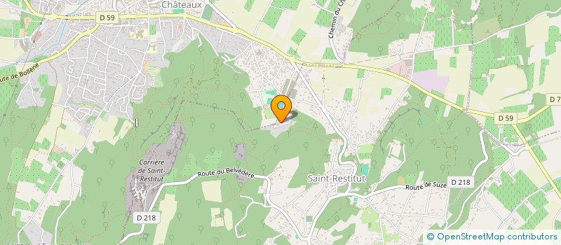 localisation de l'entreprise LES SAVEURS à SAINT-RESTITUT