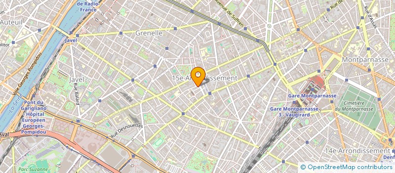 localisation de l'entreprise LES SAVEURS BLOMET  PARIS