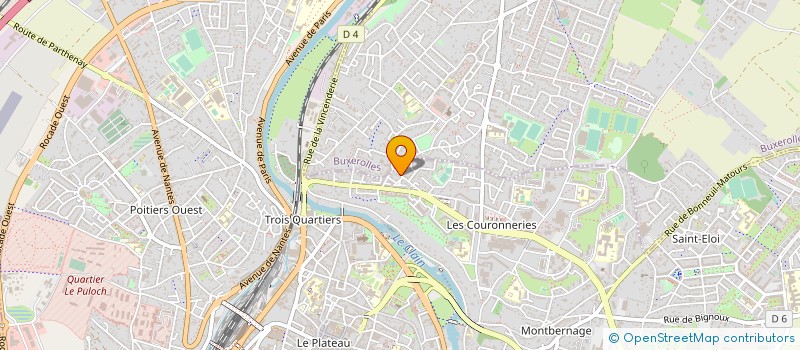 localisation de l'entreprise LES SAVEURS D ALEP à POITIERS