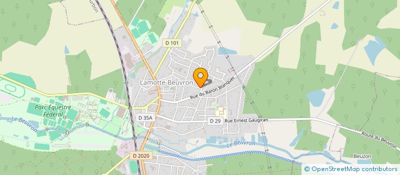 localisation de l'entreprise LES SAVEURS D'ANTAN  SOUVIGNY-EN-SOLOGNE