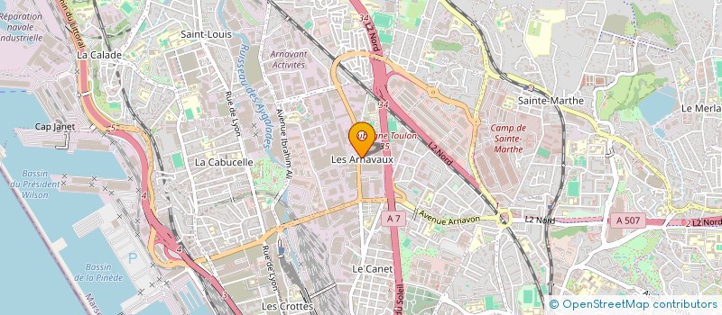 localisation de l'entreprise LES SAVEURS D'ARNAVANT à MARSEILLE