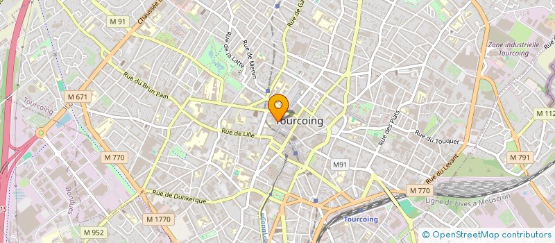 localisation de l'entreprise LES SAVEURS D'ASIE  TOURCOING