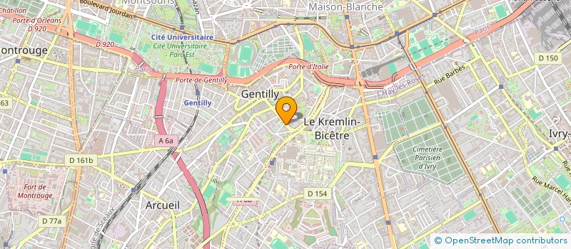 localisation de l'entreprise LES SAVEURS D'ATLAS  GENTILLY