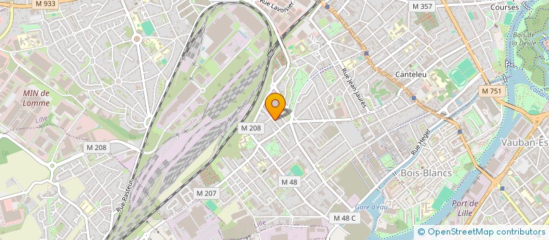 localisation de l'entreprise LES SAVEURS D AUJOURD HUI à LILLE