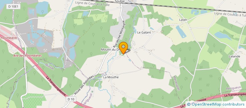 localisation de l'entreprise LES SAVEURS D'AUTREFOIS SARL à MOULIN-NEUF