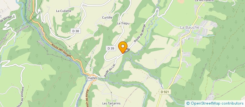 localisation de l'entreprise LES SAVEURS D'EDEN  SAINT-FRANC