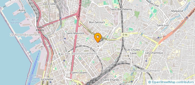 localisation de l'entreprise LES SAVEURS D'HELLA à MARSEILLE