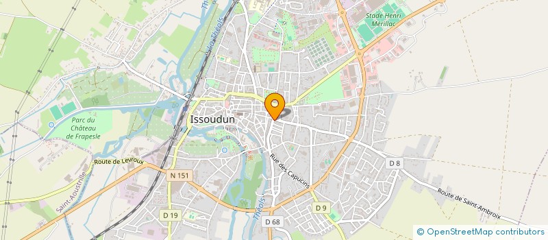 localisation de l'entreprise LES SAVEURS D'ISTANBUL à ISSOUDUN