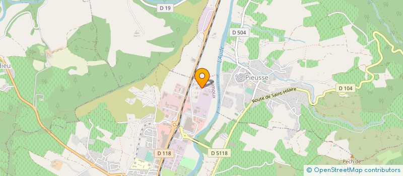 localisation de l'entreprise LES SAVEURS D'OCCITANIE à LA TOUR-DU-CRIEU