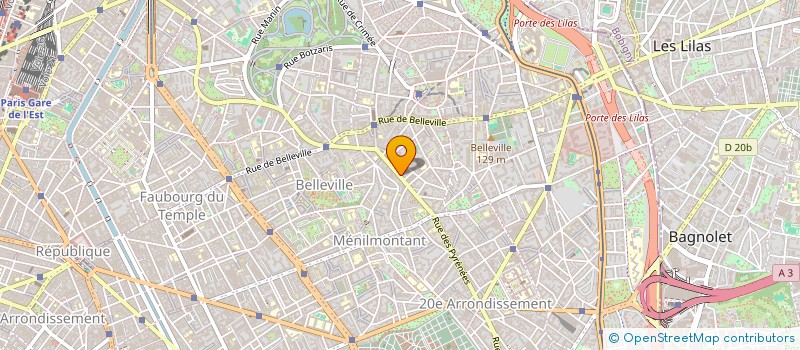 localisation de l'entreprise LES SAVEURS D'OREES  PARIS