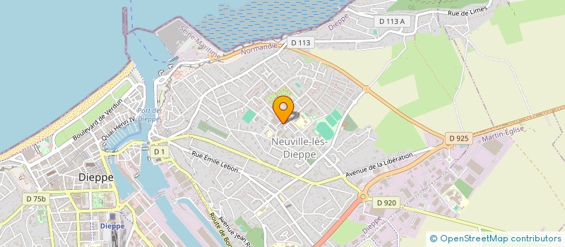 localisation de l'entreprise LES SAVEURS D'OUMI à DIEPPE