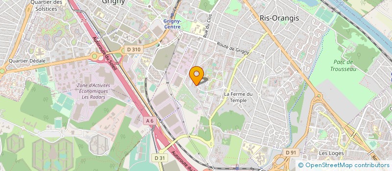 localisation de l'entreprise LES SAVEURS DE BABI  NOISY-LE-GRAND