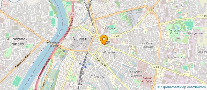 localisation de l'entreprise LES SAVEURS DE CARTHAGE  VALENCE