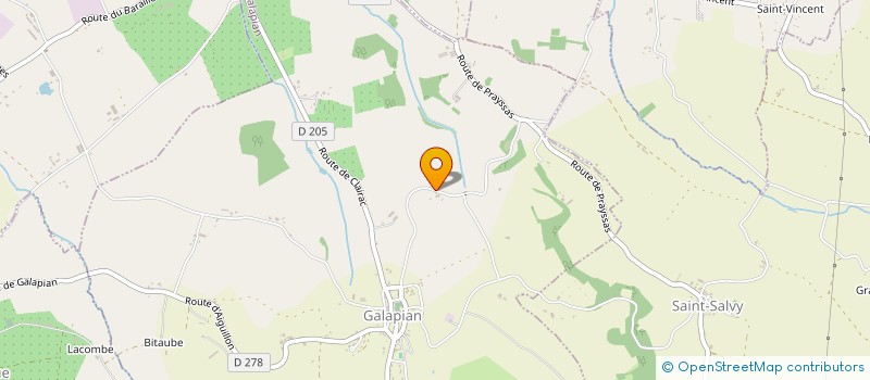 localisation de l'entreprise LES SAVEURS DE CHICOY  GALAPIAN