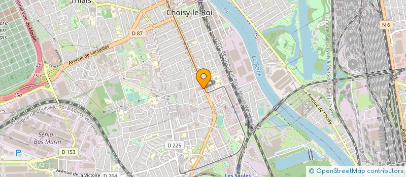 localisation de l'entreprise LES SAVEURS DE CHOISY à CHOISY-LE-ROI