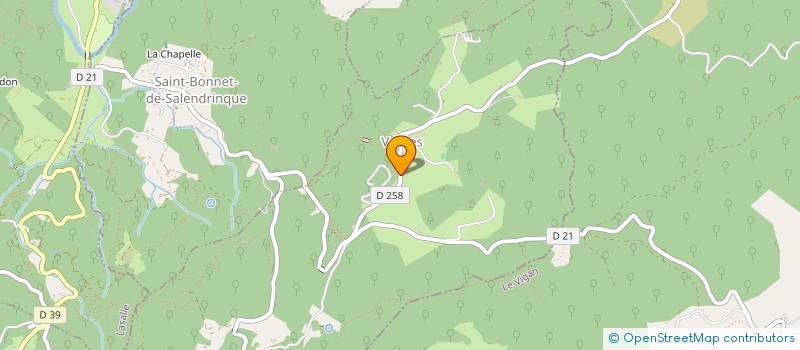 localisation de l'entreprise LES SAVEURS DE CINDY  VABRES