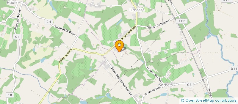 localisation de l'entreprise LES SAVEURS DE GIRAM à URGOSSE