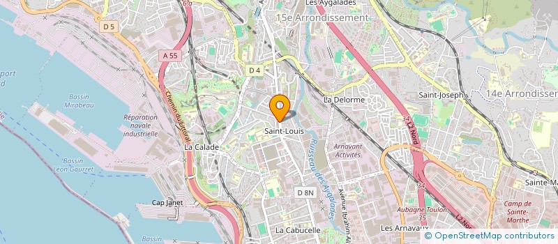 localisation de l'entreprise LES SAVEURS DE JENNA à MARSEILLE
