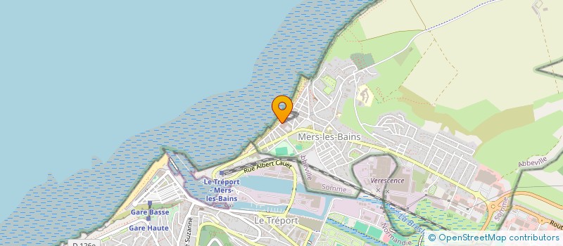 localisation de l'entreprise LES SAVEURS DE L'ESPLANADE à MERS-LES-BAINS