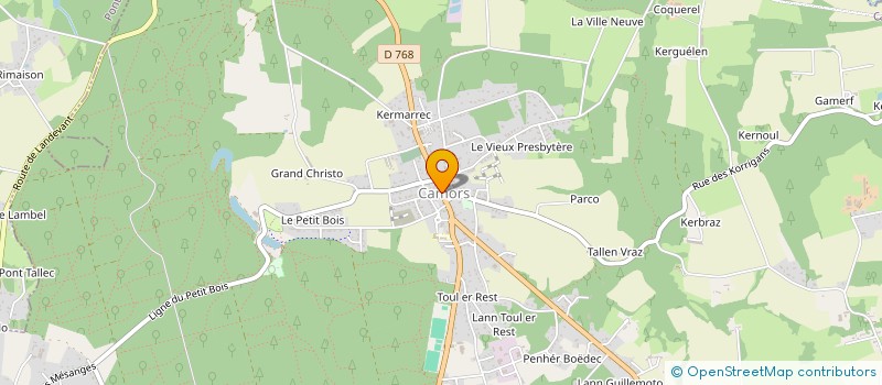 localisation de l'entreprise LES SAVEURS DE L'ETNA  CAMORS