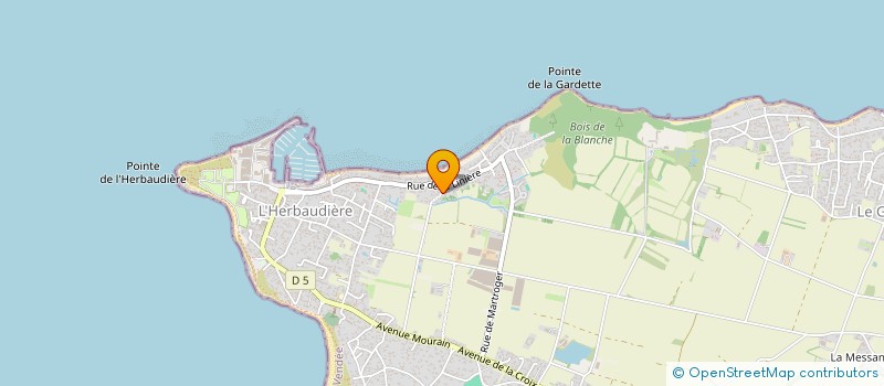 localisation de l'entreprise LES SAVEURS DE L'ILE à NOIRMOUTIER-EN-L'ILE